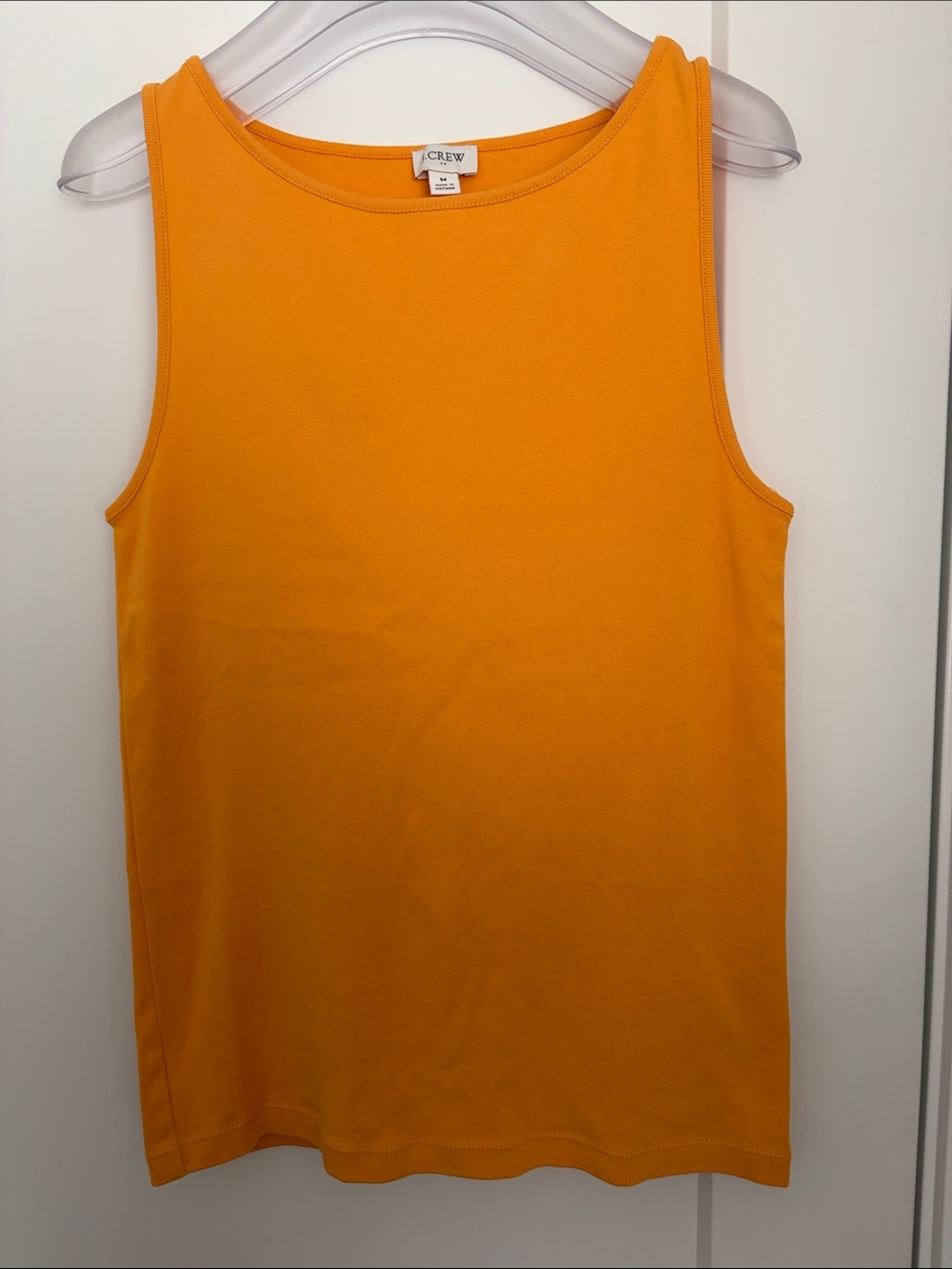 J. Crew Bright Orange Sleeveless Tank Top